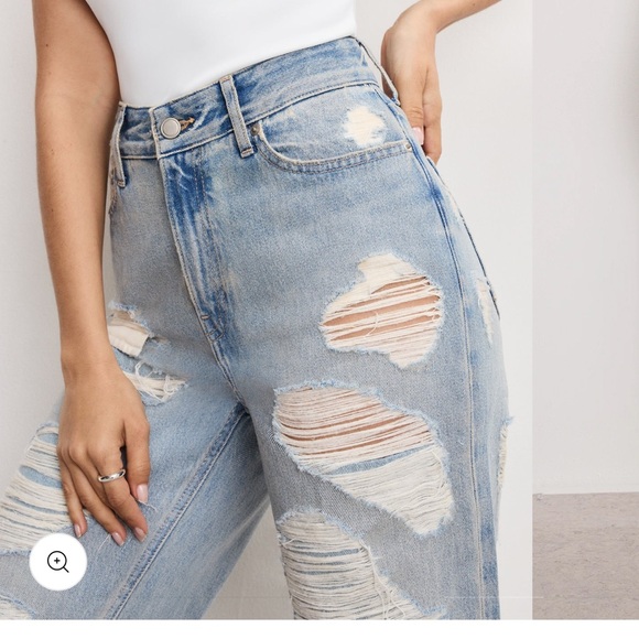 Good American khloe Jean High Rise  with Side Detail - Picture 6 of 7